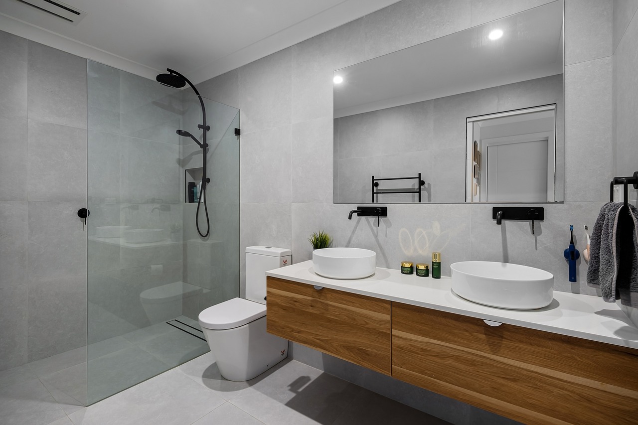 Ordnung im Badezimmer