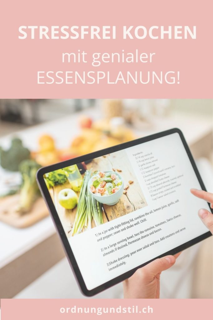 Essensplanung - Menüplanung